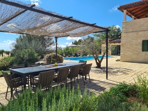 Outdoor dining - Villa Stella - Gourmet Breakfast, Wellness & Pool (višnjan)