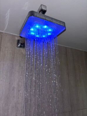 Room, 1 Bedroom, Fireplace | Bathroom shower - Room-private Double Bed Bathroom Hydro P (Wigan)