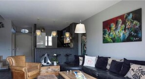 Living area - Maison de Pêcheur avec Piscine - Charm & Luxury in Port Grimaud (La Môle)