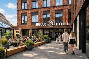 Majoituspaikan sisäänkäynti