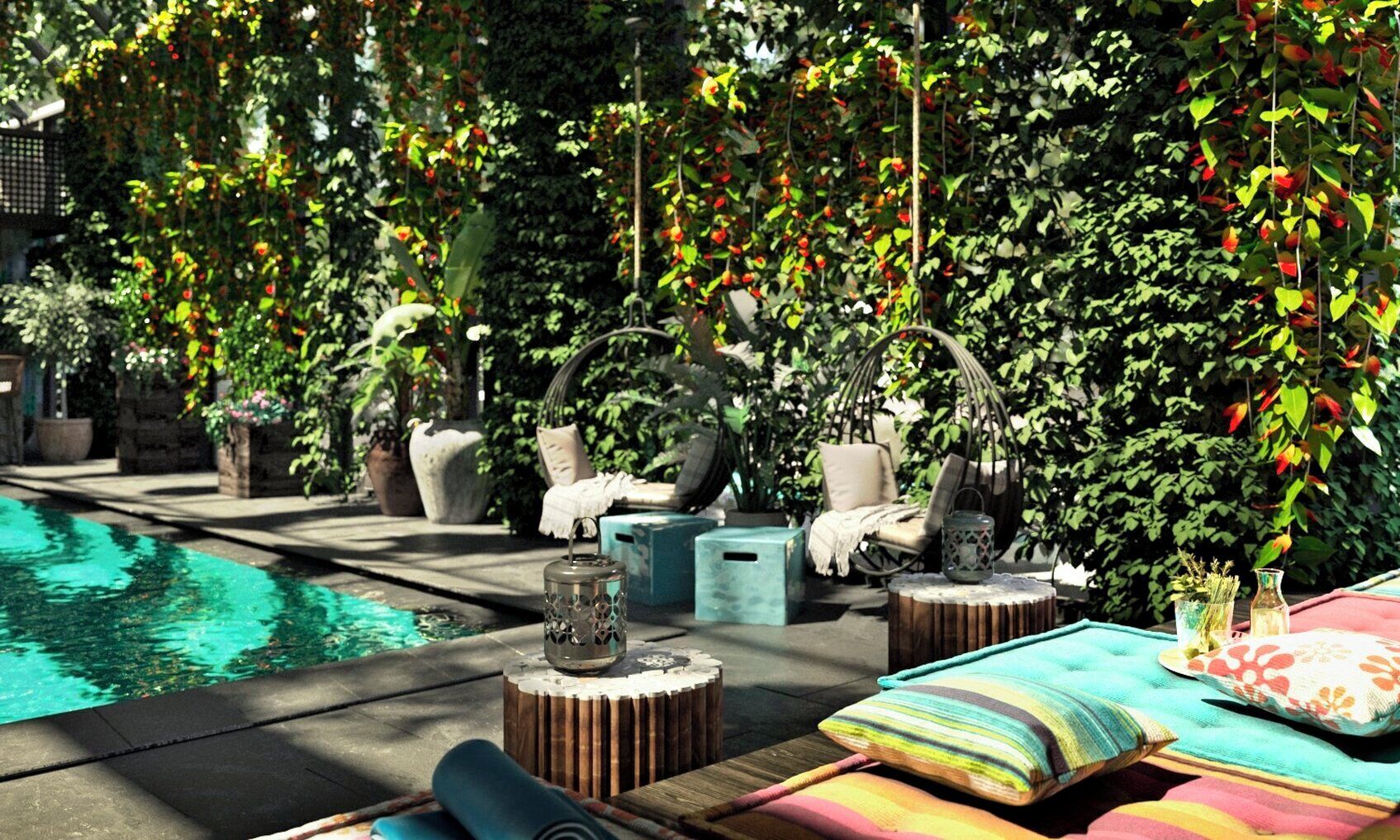 Piscine couverte