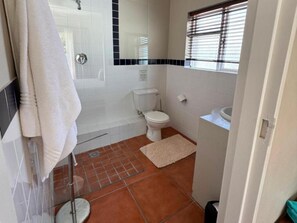 Kahden hengen luksushuone (yksi tai kaksi sänkyä), näköala puutarhaan | Kylpyhuone