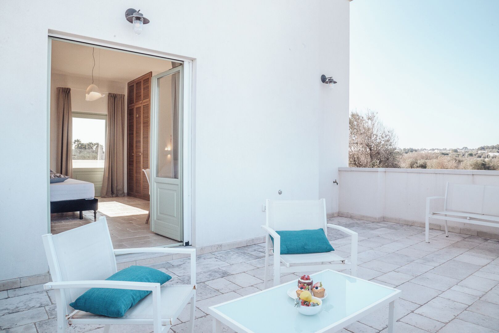 Junior-Suite, Terrasse, eingeschränkter Meerblick | Terrasse/Patio