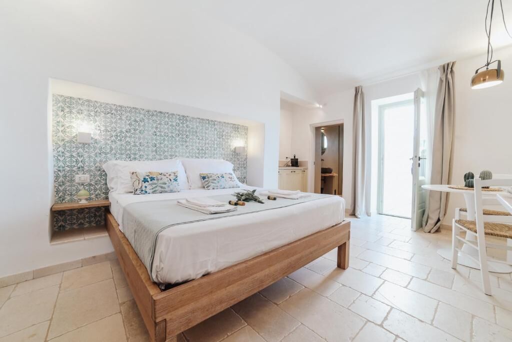 Chambre Double, patio, vue jardin