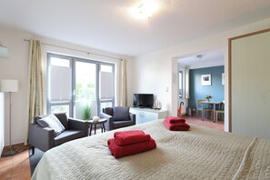 1 bedroom, Internet, bed sheets - Appartement Nr. 07 (Rostock)