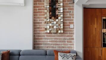 Superior Apartment, City View | Living area