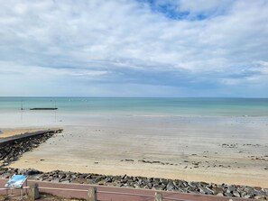Vlak bij het strand