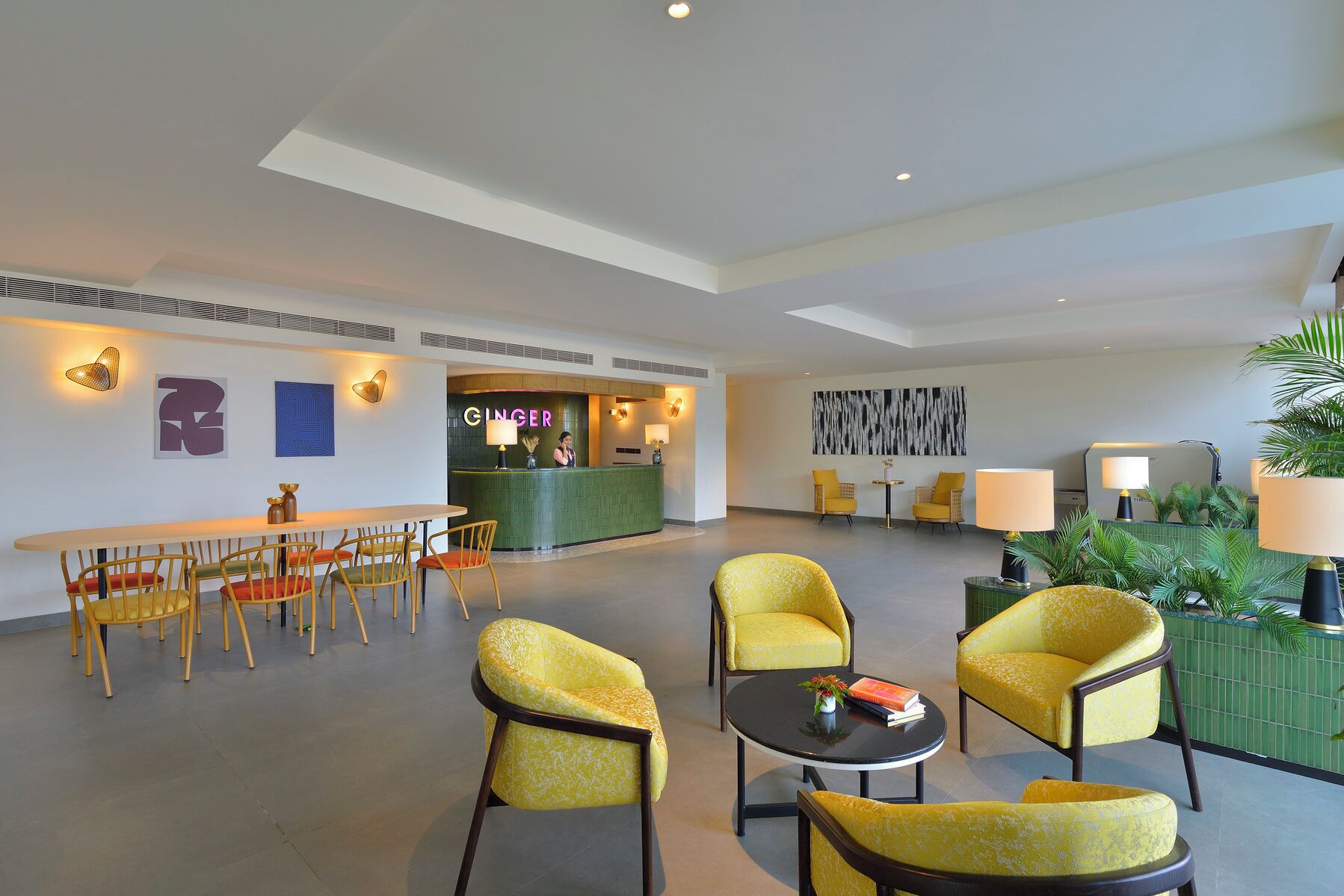Lobby sitting area