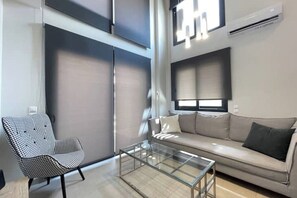 Living area - Athenean Modern Escape near Marina Flisvos-G3 (Paleo Faliro)