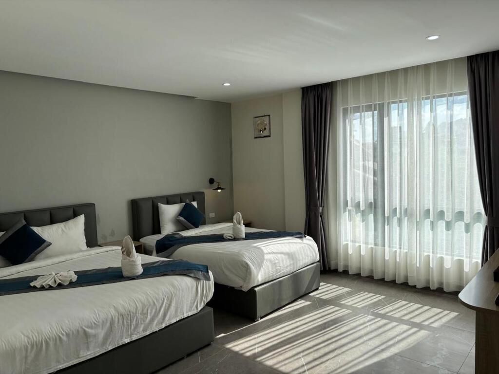 Trippelrum - utsikt mot staden