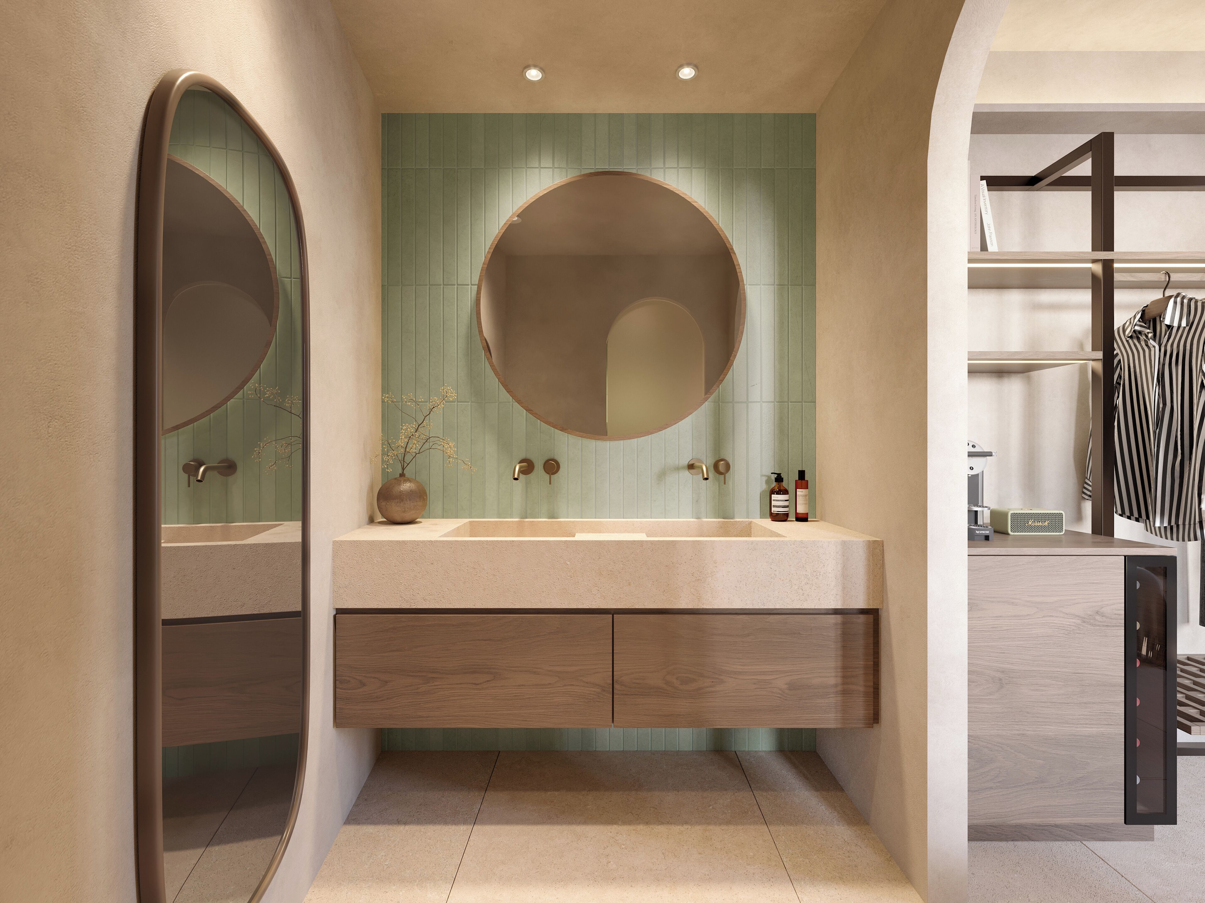 デラックス ルーム シティビュー | バスルーム