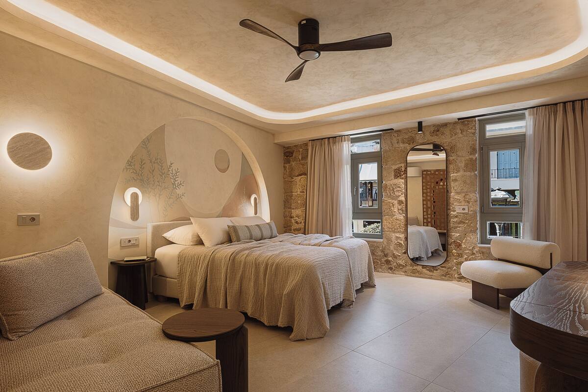 Sábanas de algodón egipcio, ropa de cama de alta calidad, minibar