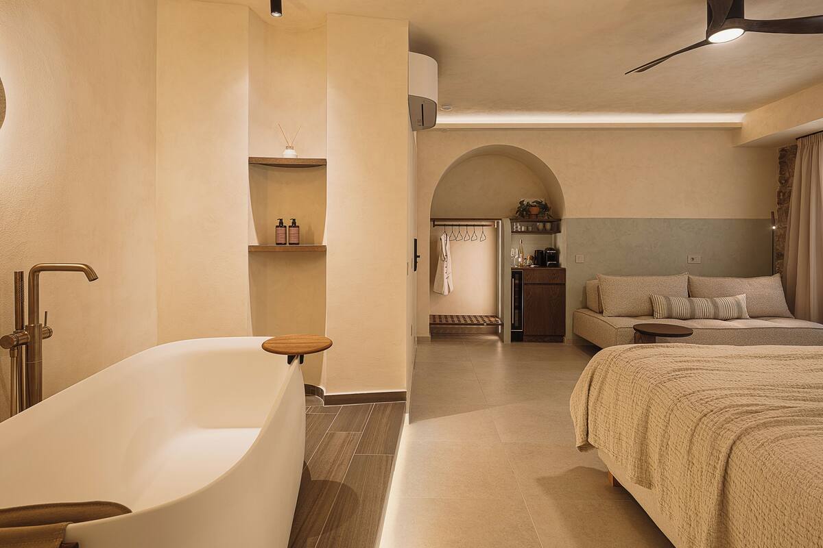 Sábanas de algodón egipcio, ropa de cama de alta calidad, minibar