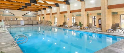 Indoor pool, a heated pool
