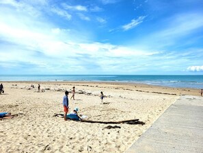 Tæt på stranden