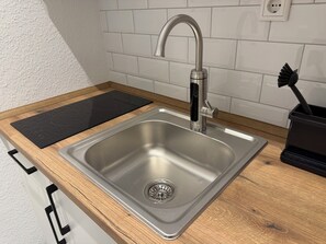 Private kitchen - Terrace apartment | near the lake | climate | near Bremen (Ganderkesee)