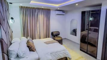 Economy-Apartment, Balkon, Stadtblick