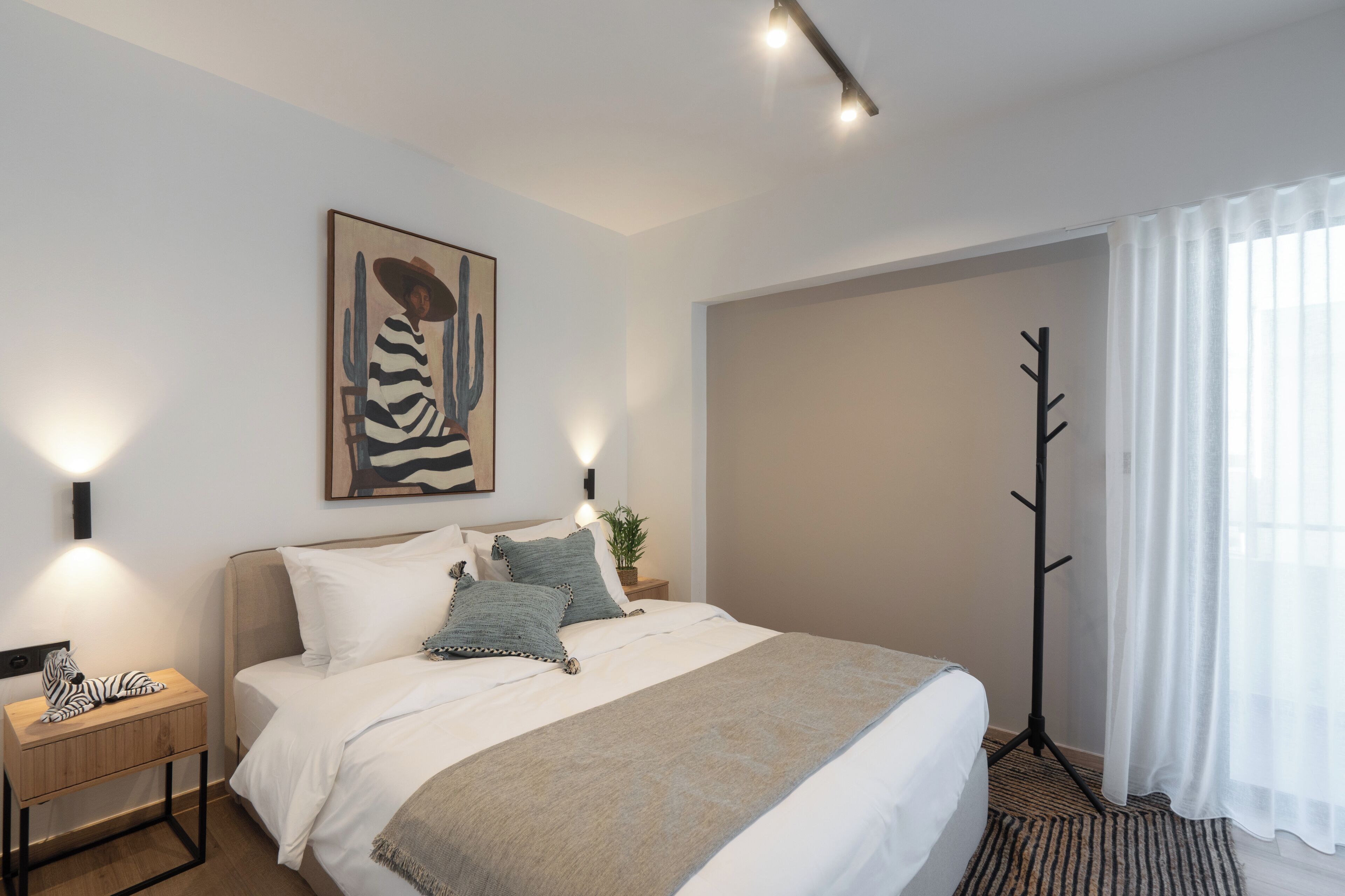 Luxury-Apartment, 1 Queen-Bett und Schlafsofa, Nichtraucher, Balkon