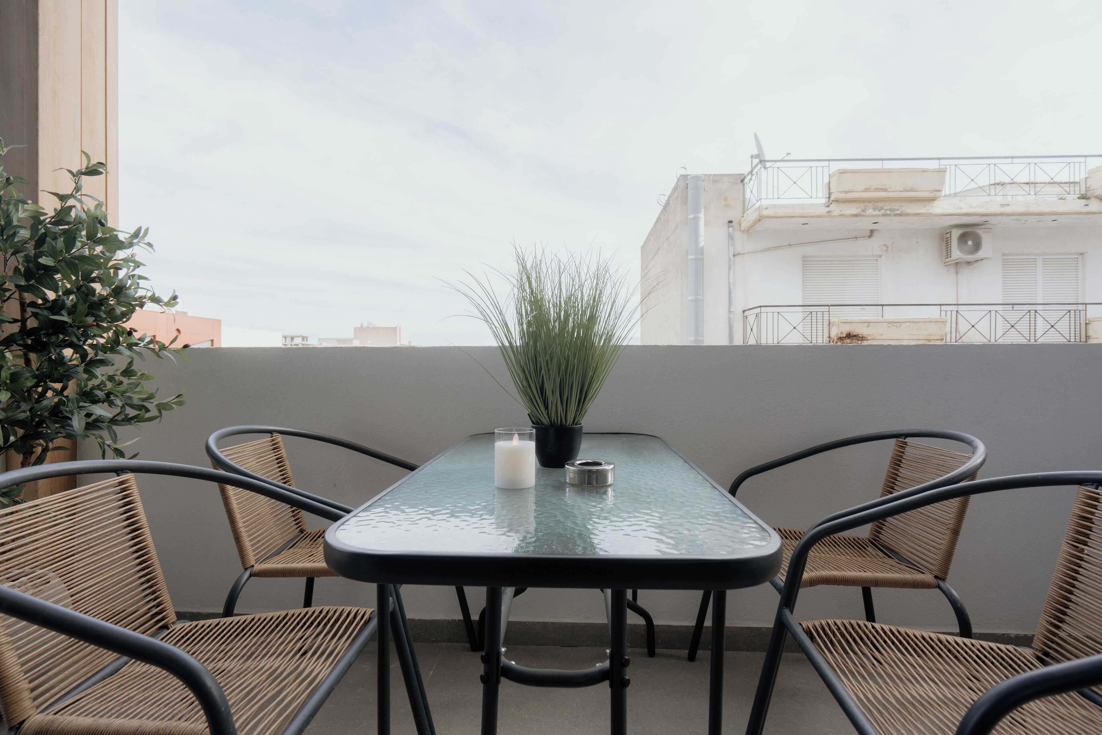 슈피리어 아파트, 침실 2개, 금연, 발코니 | 야외 식당