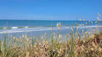 Vlak bij het strand