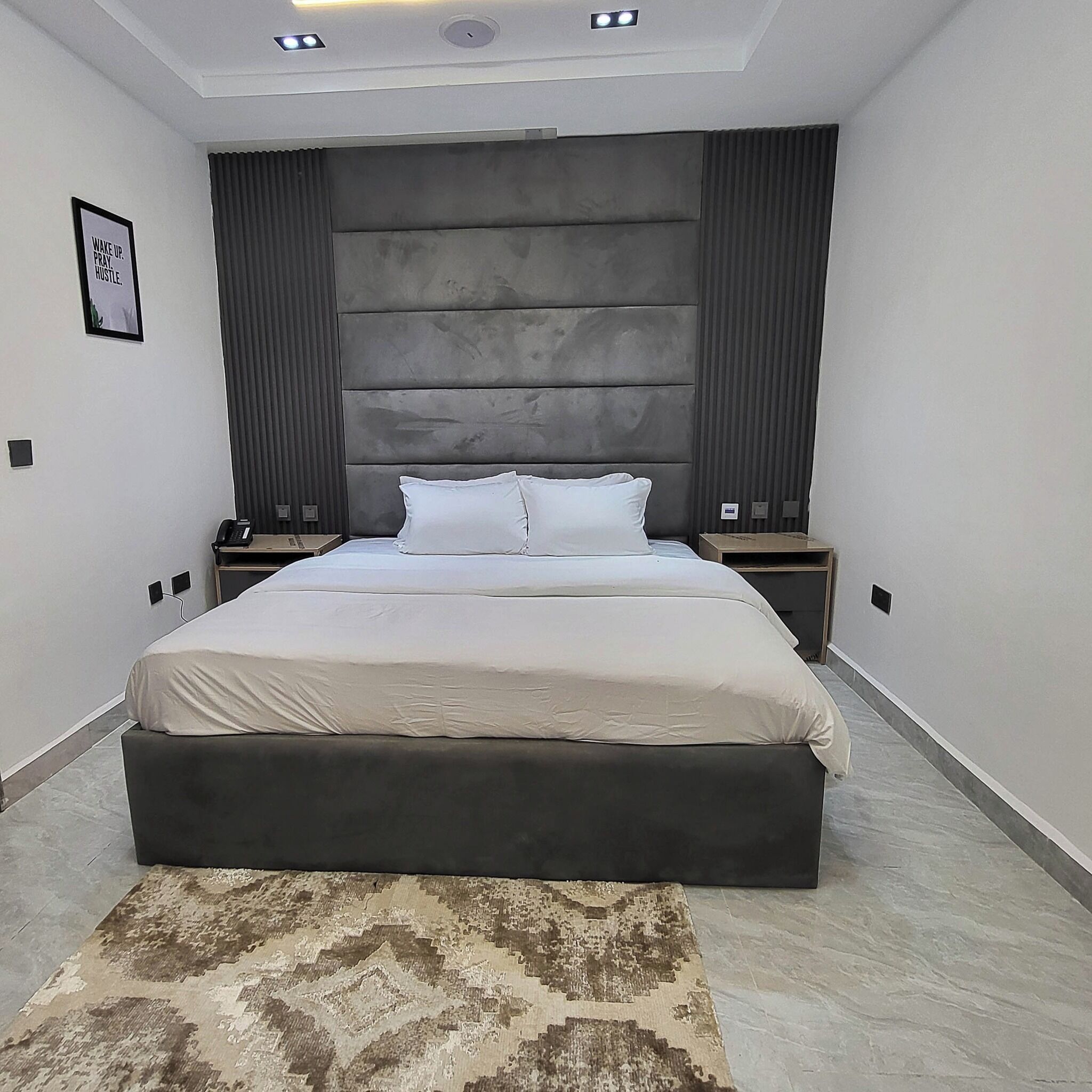 Apartemen Ekonomi, balkon, pemandangan kota