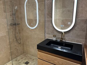 Bathroom - Charming apartment, sea view - 4 guests (Cabourg)