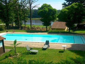 Pool - Spacious Mobile Home with Terrace - 6 Pers. (Rochechouart)