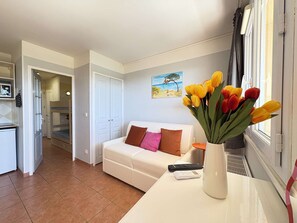 TV - Studio cabin, AC, sea view - 4 guests (Les Issambres)