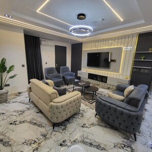 Family Apartment, Balcony, City View | Interior - Opulence Residences (Lagos)