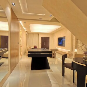 Deluxe Apartment, Balcony, City View | Game room - Opulence Apartment (Abuja)