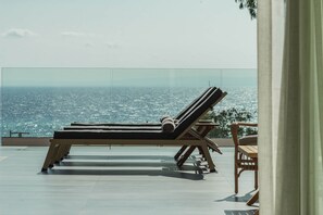 Terrace/patio - Luxury Villa Mon DIOM I, seafront (Βασιλικός)