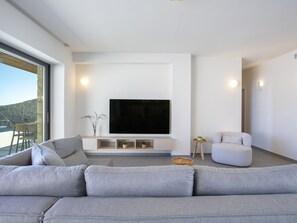 Living area - Villa Avigail - Exclusive Ionian Sea Escape (Lefkada)