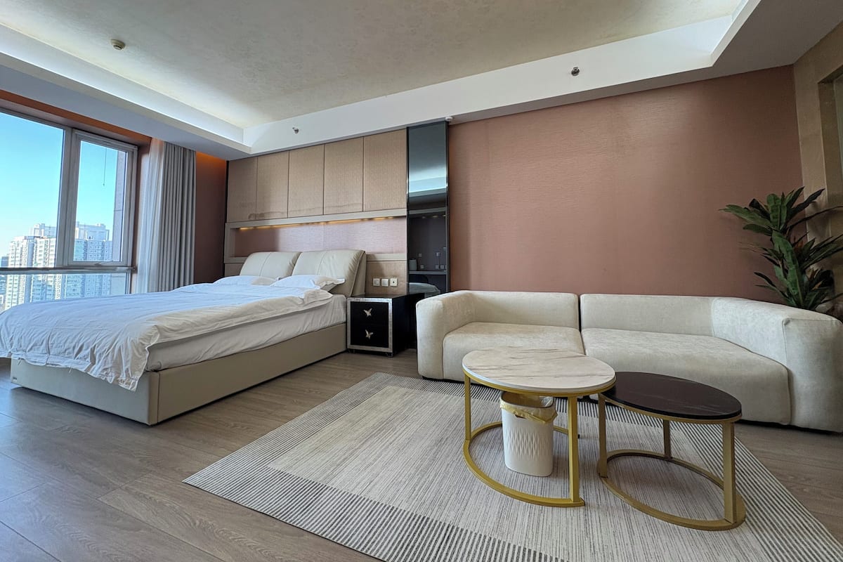 高級雙人房, 1 張特大雙人床, 城市景觀