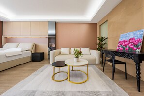 Habitación doble superior, 1 cama King size, vista a la ciudad | Escritorio, cortinas blackout y insonorización 