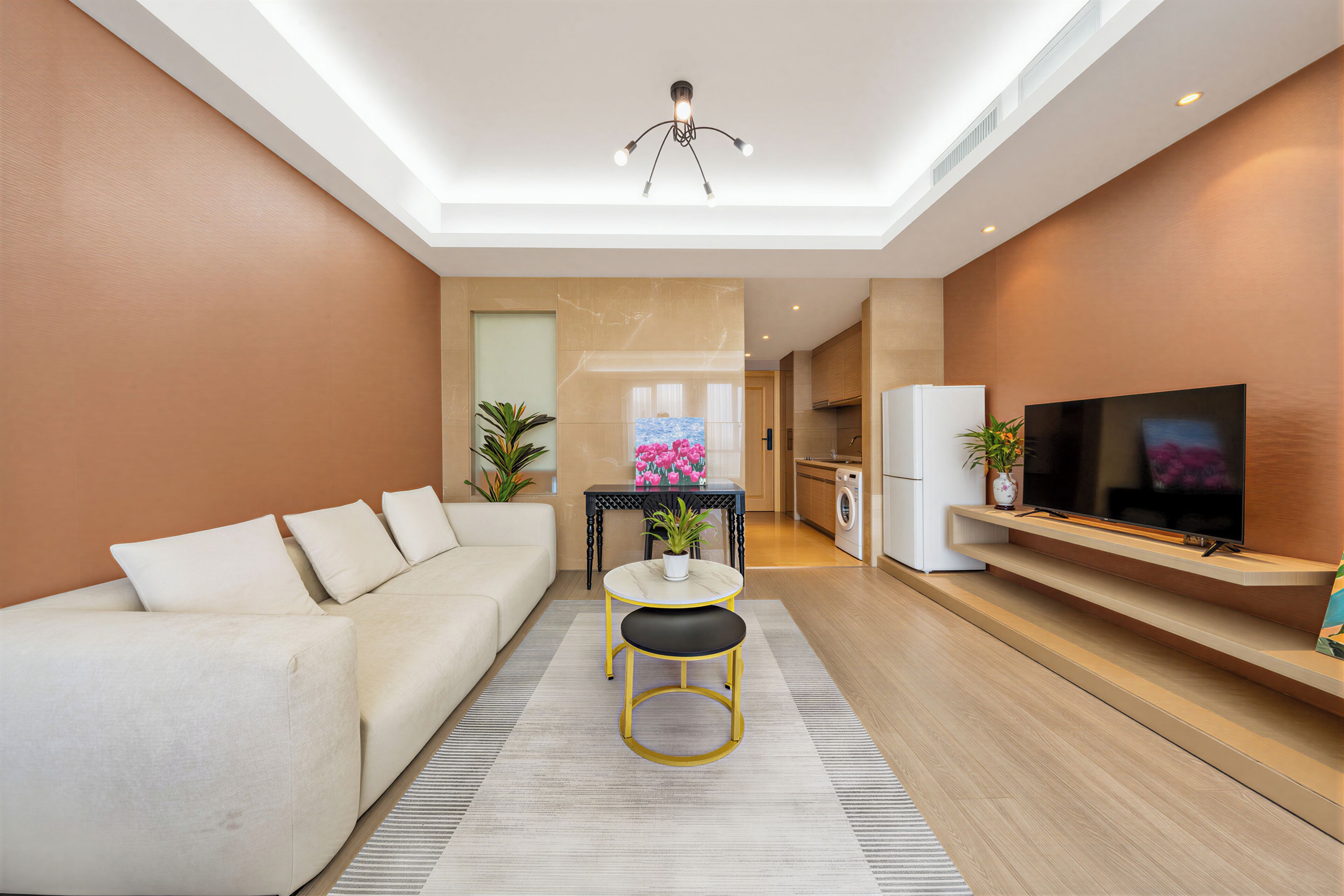 Chambre Double Supérieure, 1 très grand lit, vue ville | Coin séjour