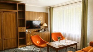 Apartemen, pemandangan kebun | Area keluarga