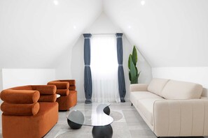 Luxury Apartment | Living area - The Wembley Crown Heights 1 Bed Flat  (Wembley)