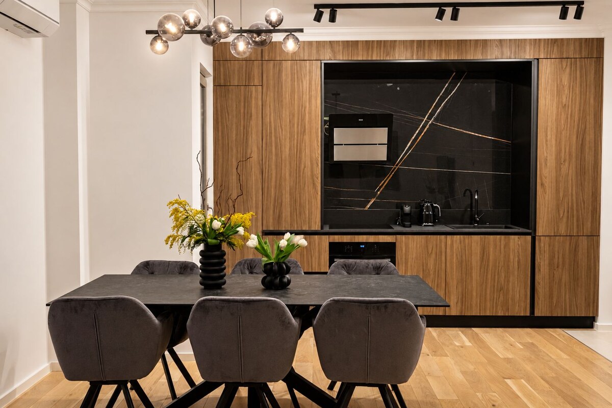 Appartement Deluxe, 2 chambres, vue ville | Cuisine privée