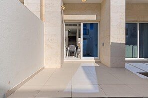 Terrace/patio - Elegant 3BR Villa Retreat w Private Backyard (Damac Hills 2)