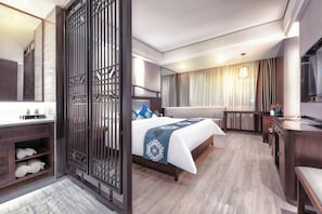 Superior Double Room, City View | Premium bedding, memory foam beds, free WiFi, bed sheets - Tianmen Summit Hotel (Zhangjiajie)