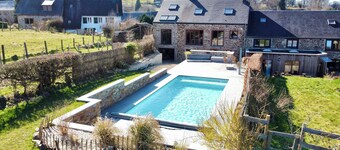 Cozy village house with pool - perfect for summer and winter