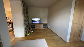 Télévision, cheminée