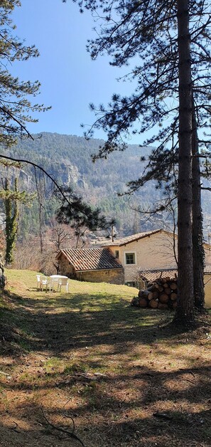 Property grounds - In a quiet, green setting, pretty Provencal country house (Annot)