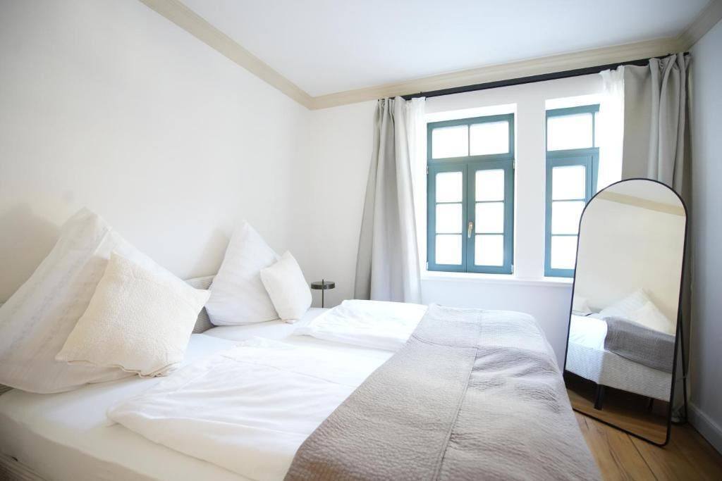 Classic-lejlighed - 1 kingsize-seng - køkken - byudsigt