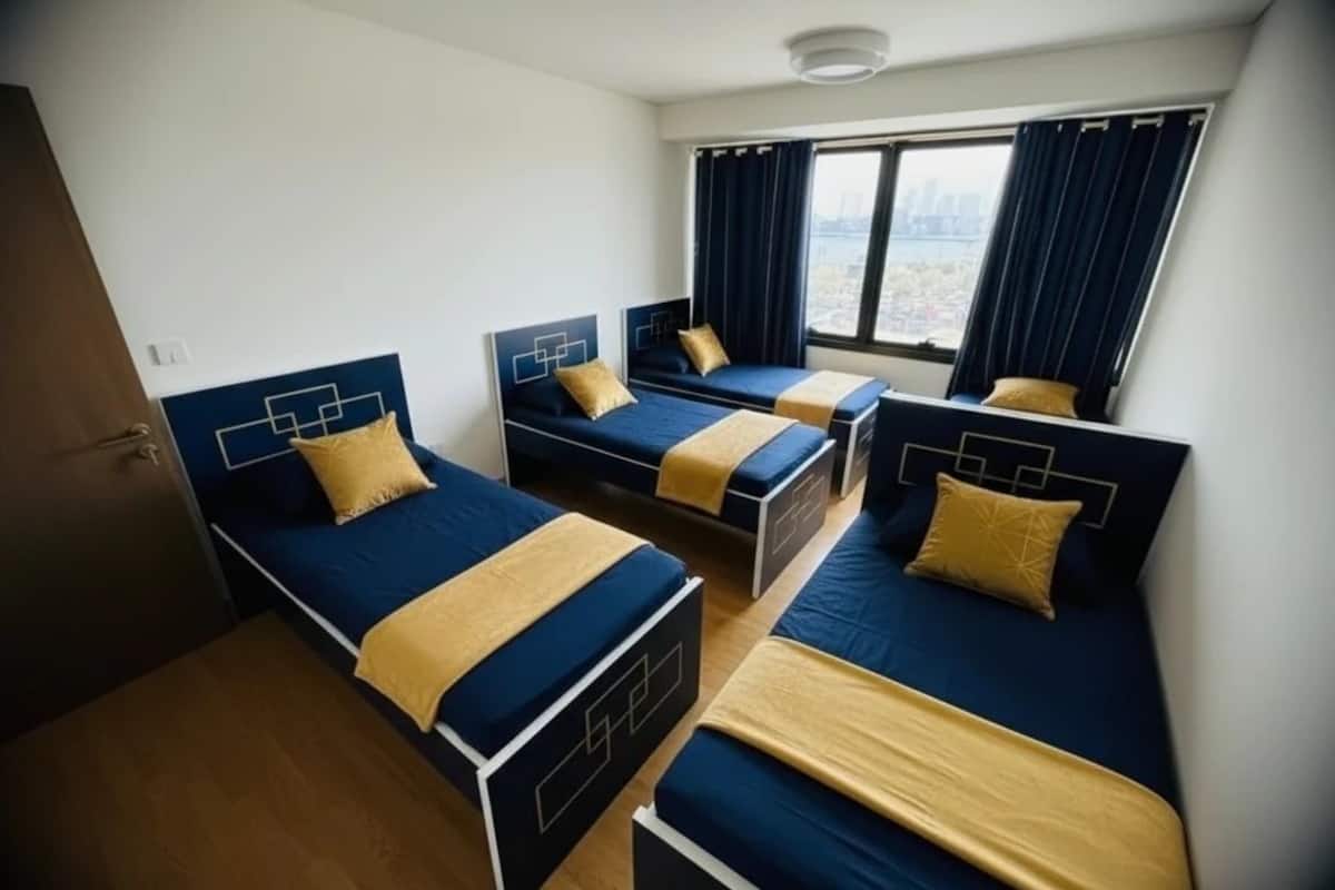 Dormitorio compartido, vista al lago