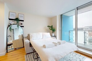 1 Schlafzimmer, Bügeleisen/Bügelbrett, kostenloses WLAN, Bettwäsche