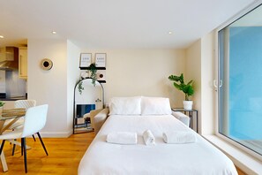 1 Schlafzimmer, Bügeleisen/Bügelbrett, kostenloses WLAN, Bettwäsche