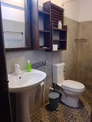 Dusche, kostenlose Toilettenartikel, Haartrockner, Bidet