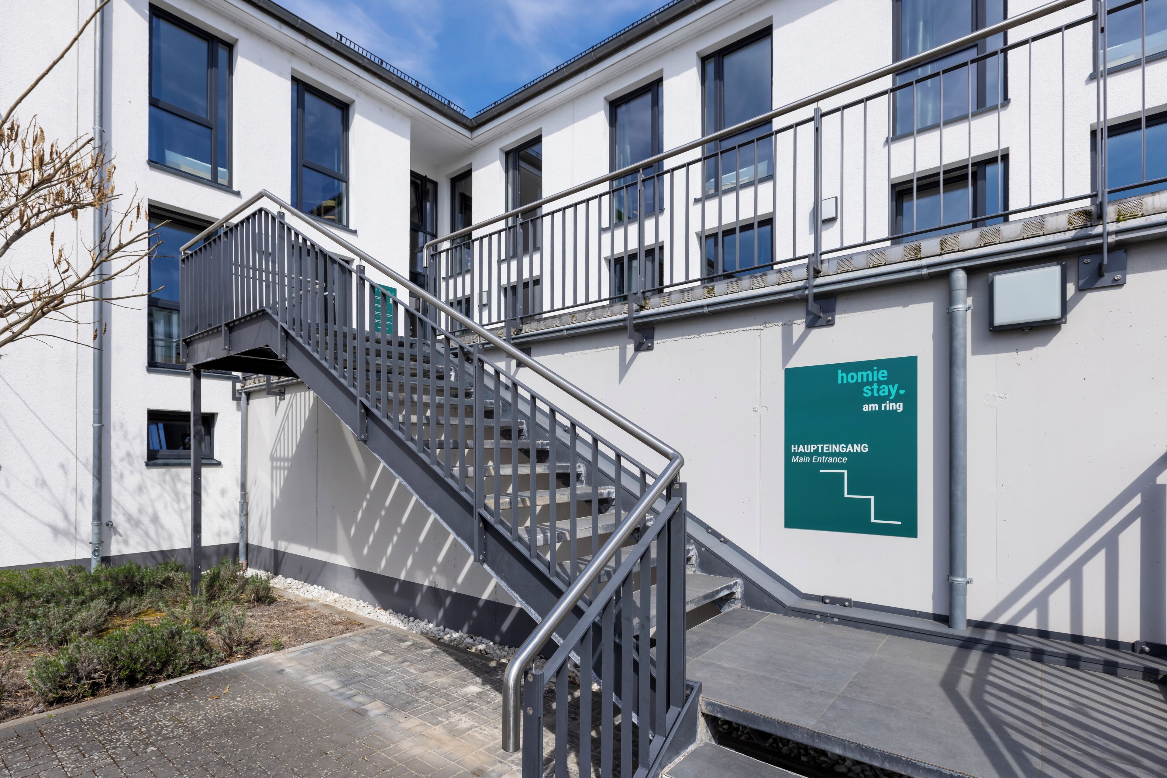 Fassade der Unterkunft