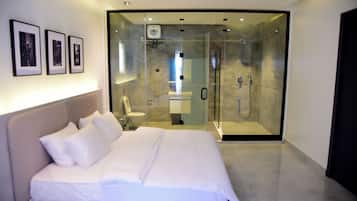 Appartement familial, balcon, vue sur le complexe